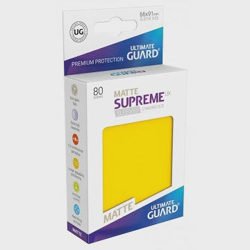 UG SLEEVES SUPREME UX YELLOW 80CT