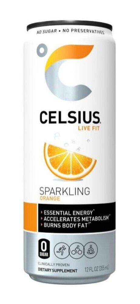 Celsius Orange 12oz